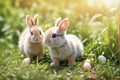 Cute Baby rabbit pets and animals for family with children Royalty Free Stock Photo