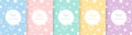 Cute baby seamless pattern. Repeating kid pattern. Girls and boys prints design. Repeated wallpaper. Pastel line. Repeat child Royalty Free Stock Photo