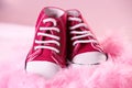 Cute baby shoes Royalty Free Stock Photo