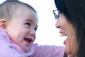 Cute Baby Smiling Royalty Free Stock Photo