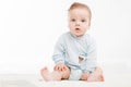 Cute baby studio portrait Royalty Free Stock Photo