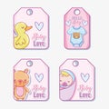 Cute baby tags