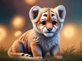 Cute Baby Tiger Animal