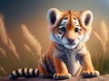 Cute Baby Tiger Animal
