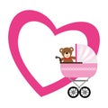 Cute baby toys icon Royalty Free Stock Photo