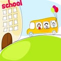 Cute back to school illustration