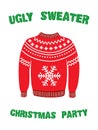 Cute banner for Ugly Sweater Christmas Party