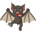 Cute bat cartoon Royalty Free Stock Photo