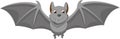 Cute bat cartoon Royalty Free Stock Photo