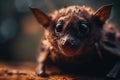 cute bat close-up. ai generative Royalty Free Stock Photo