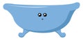 Cute bath, illustration, vector Royalty Free Stock Photo