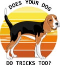 Cute beagle. Does your dog do tricks too