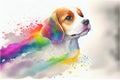 Cute Beagle puppy pet dog