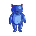 Cute bear cartoon character Royalty Free Stock Photo