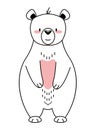cute bear design Royalty Free Stock Photo