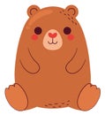cute bear design Royalty Free Stock Photo