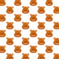 Cute bears teddies stuffed pattern