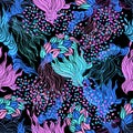 Cute beautiful abstract seamless pattern. Royalty Free Stock Photo