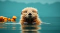 Cute Beaver In The Water: A Narrative-driven Visual Storytelling Experience