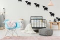 Cute bedroom interior for kid