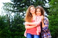 Cute BFF Country Girls Royalty Free Stock Photo