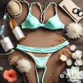 Cute bikini on display - ai generated image