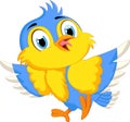 Cute bird cartoon Royalty Free Stock Photo
