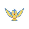 Cute bird cartoon vector design