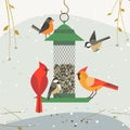 Bird feding icon-1