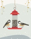 Bird feeding poster