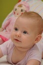 Cute blueeyed baby Royalty Free Stock Photo