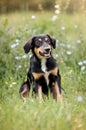 Cute border collie puppy