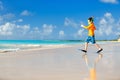 Cute boy at beach Royalty Free Stock Photo