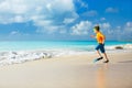 Cute boy at beach Royalty Free Stock Photo