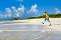 Cute boy at beach Royalty Free Stock Photo