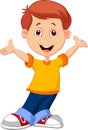 Cute boy cartoon Royalty Free Stock Photo