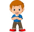 Cute boy cartoon Royalty Free Stock Photo