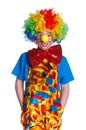 Cute boy clown Royalty Free Stock Photo