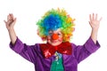 Cute boy clown Royalty Free Stock Photo