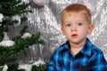 Cute boy kid christmas