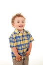 Cute boy laughing Royalty Free Stock Photo