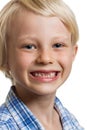 Cute boy with missing front teeth Royalty Free Stock Photo