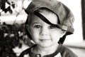 Cute boy wearing baseball hat Royalty Free Stock Photo