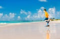 Cute boy at beach Royalty Free Stock Photo