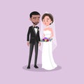 Cute bride - wedding couple avatar set 7