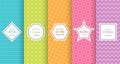 Cute bright seamless pattern background Royalty Free Stock Photo