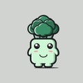 Cute Broccoli Vector