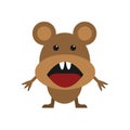 Cute brown mouse