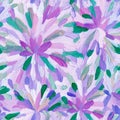 Cute brush strokes, grunge flowers texture