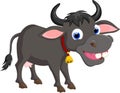 Cute buffalo cartoon